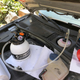 The canister creates positive pressure, which pushes the fluid in the master reservoir all down the lines.